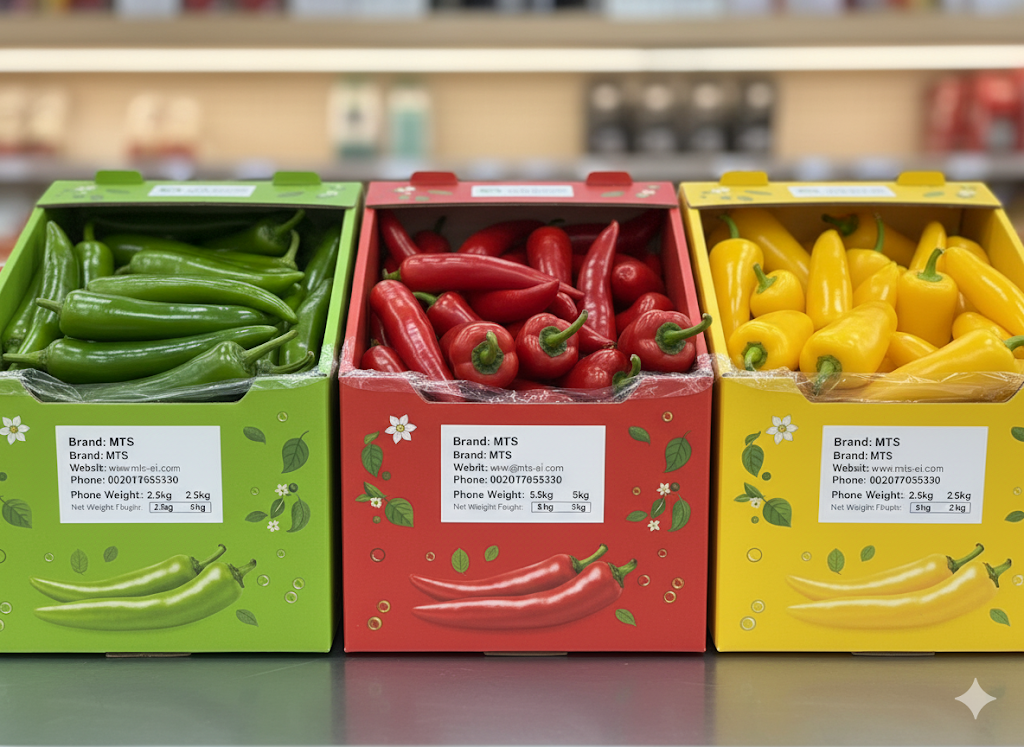 فلفل حار(احمر و اخضر)